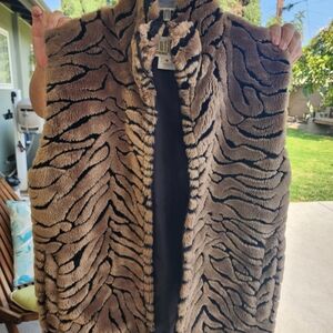 Stylish Zebra Print Teddy Jacket